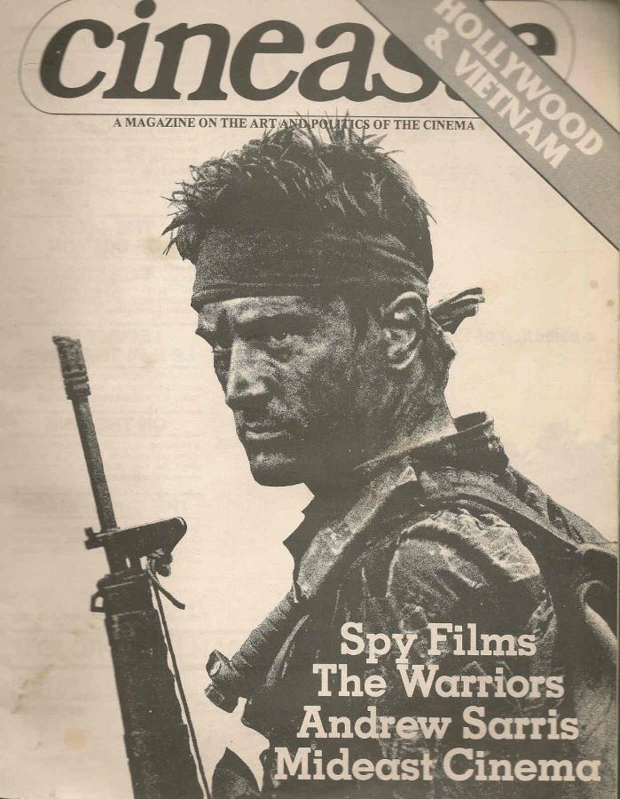 CINEASTE magazine side cover Issue 34 Vol 9 #3 March 1979