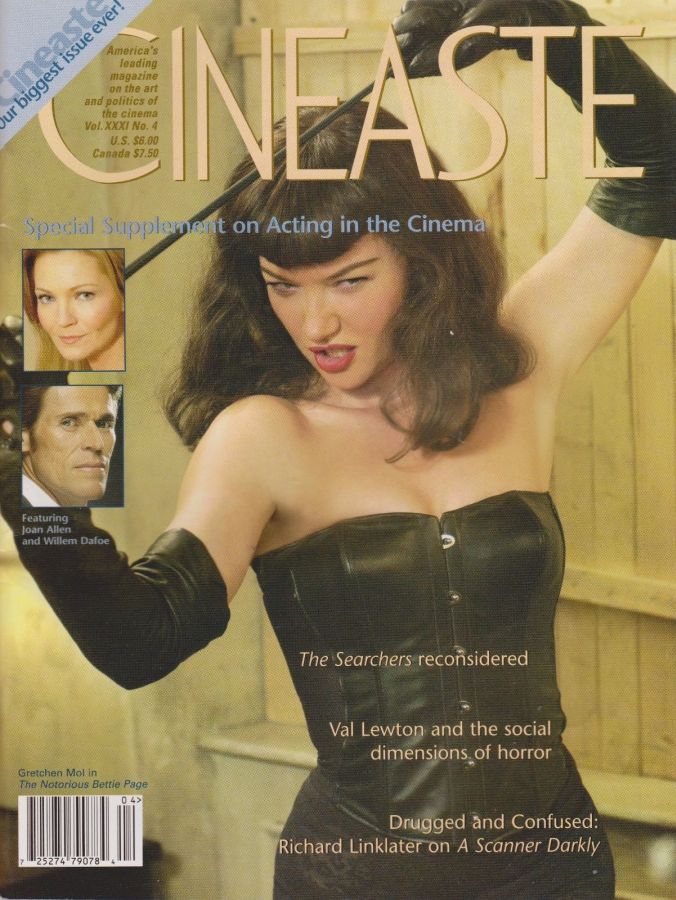 CINEASTE magazine side cover Issue 119 Vol 31 #4 September 2006