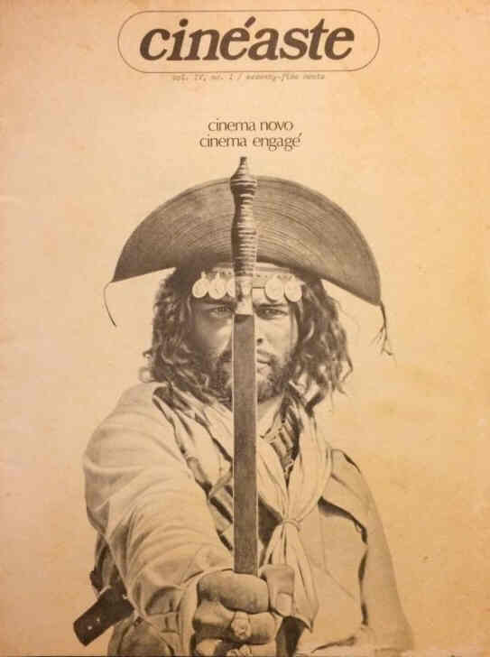 CINEASTE magazine side cover Issue 12 Vol 4, #1 June 1970