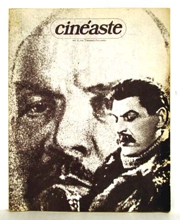 CINEASTE magazine side cover Issue 16 Vol 5, #1 December 1971