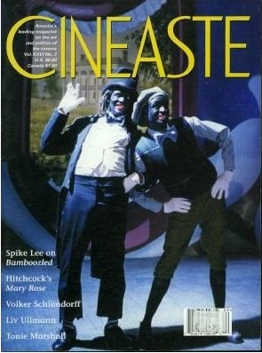 CINEASTE magazine side cover Issue 97 Vol 26 #2 March 2001