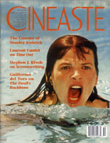 CINEASTE magazine side cover Issue 101 Vol 27 #2 March 2002