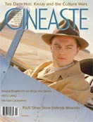 CINEASTE magazine side cover Issue 113 Vol 30 #2 March 2005