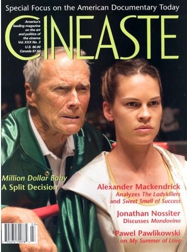 CINEASTE magazine side cover Issue 114 Vol 30 #3 June 2005