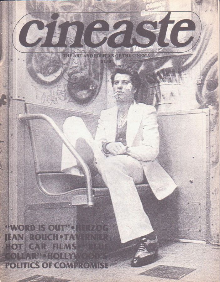 CINEASTE magazine side cover Issue 31 Vol 8 #4 June 1978