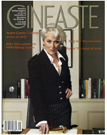 CINEASTE magazine side cover Issue 120  Vol 32 # 1  