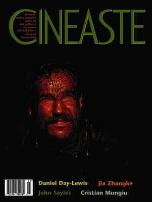 CINEASTE magazine side cover Issue 125  Vol 33 # 2  