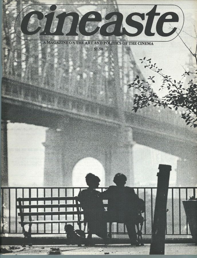 CINEASTE magazine side cover Issue 35 Vol 9 #4 September 1979