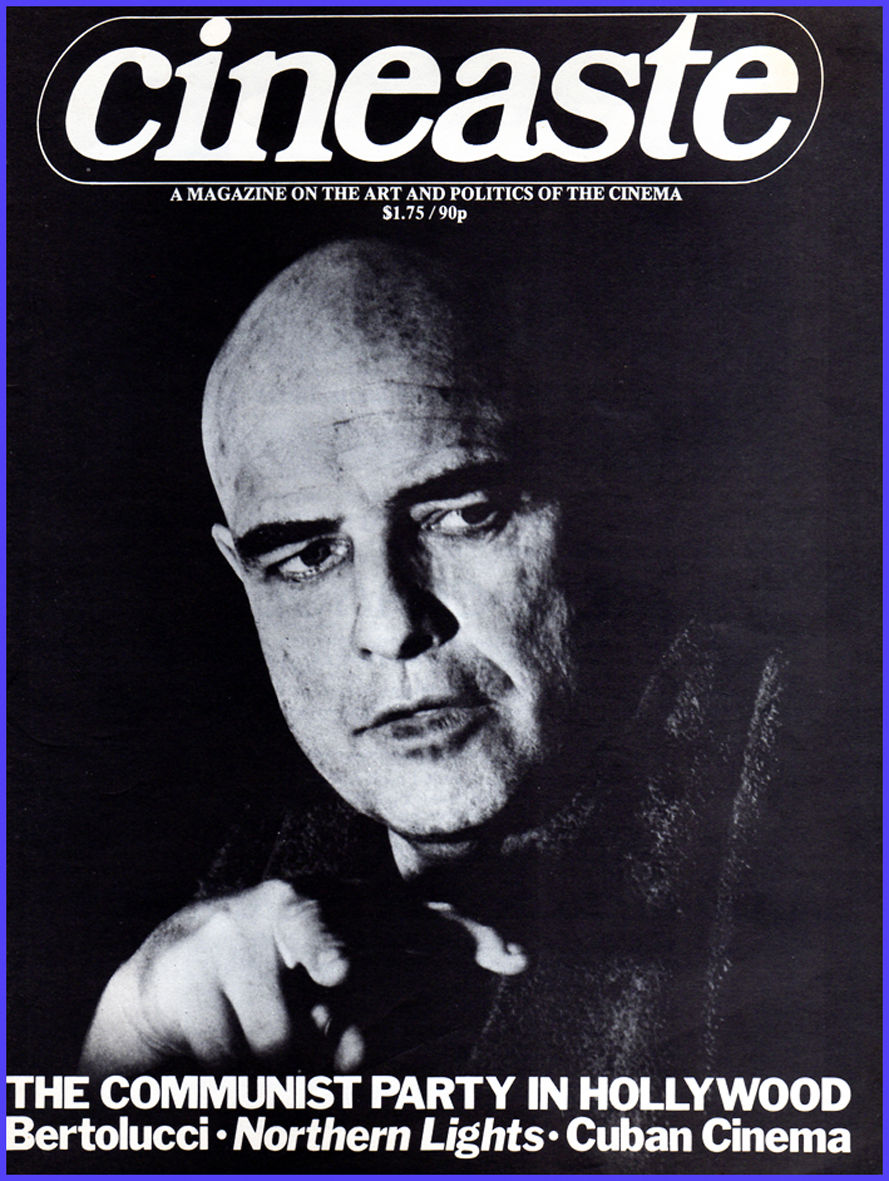 CINEASTE magazine side cover Issue 36 Vol 10 #1 December 1979