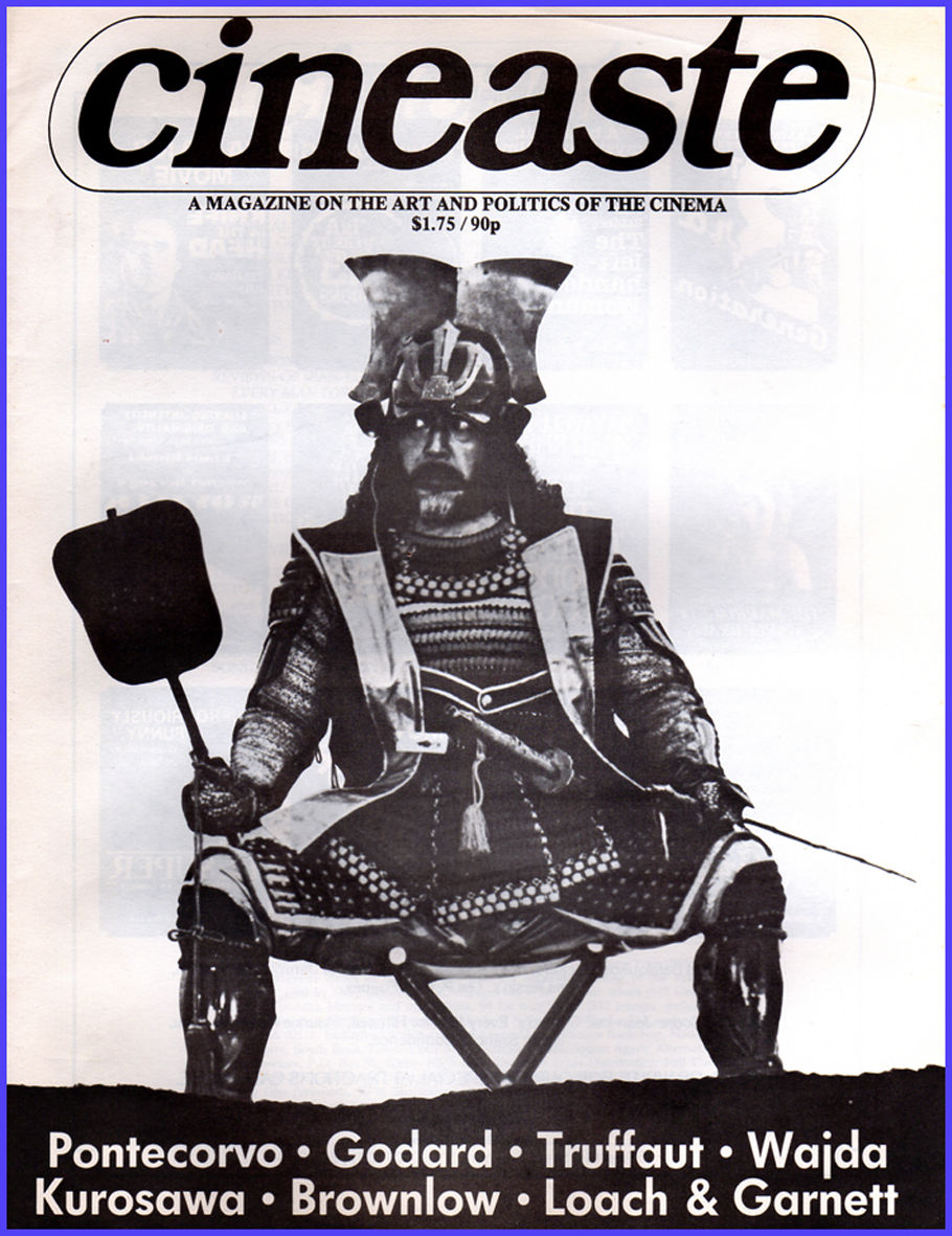 CINEASTE magazine side cover Issue 39 Vol 10 #4 September 1980