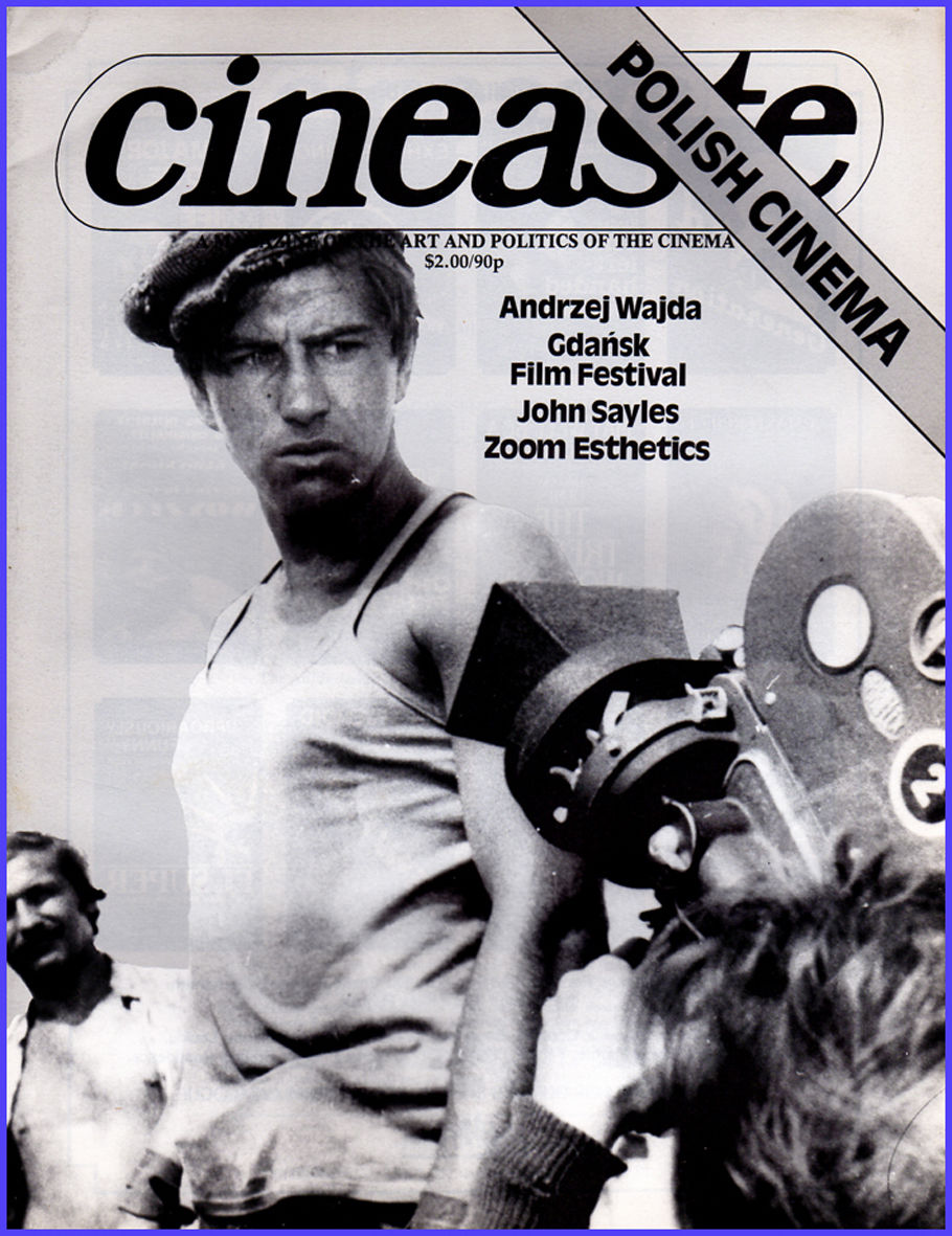 CINEASTE magazine side cover Issue 40 Vol 11 #1 December 1980