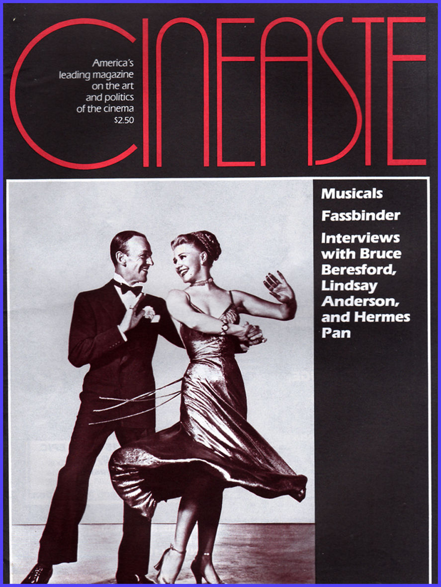 CINEASTE magazine side cover Issue 47 Vol 12 #4 June 1983