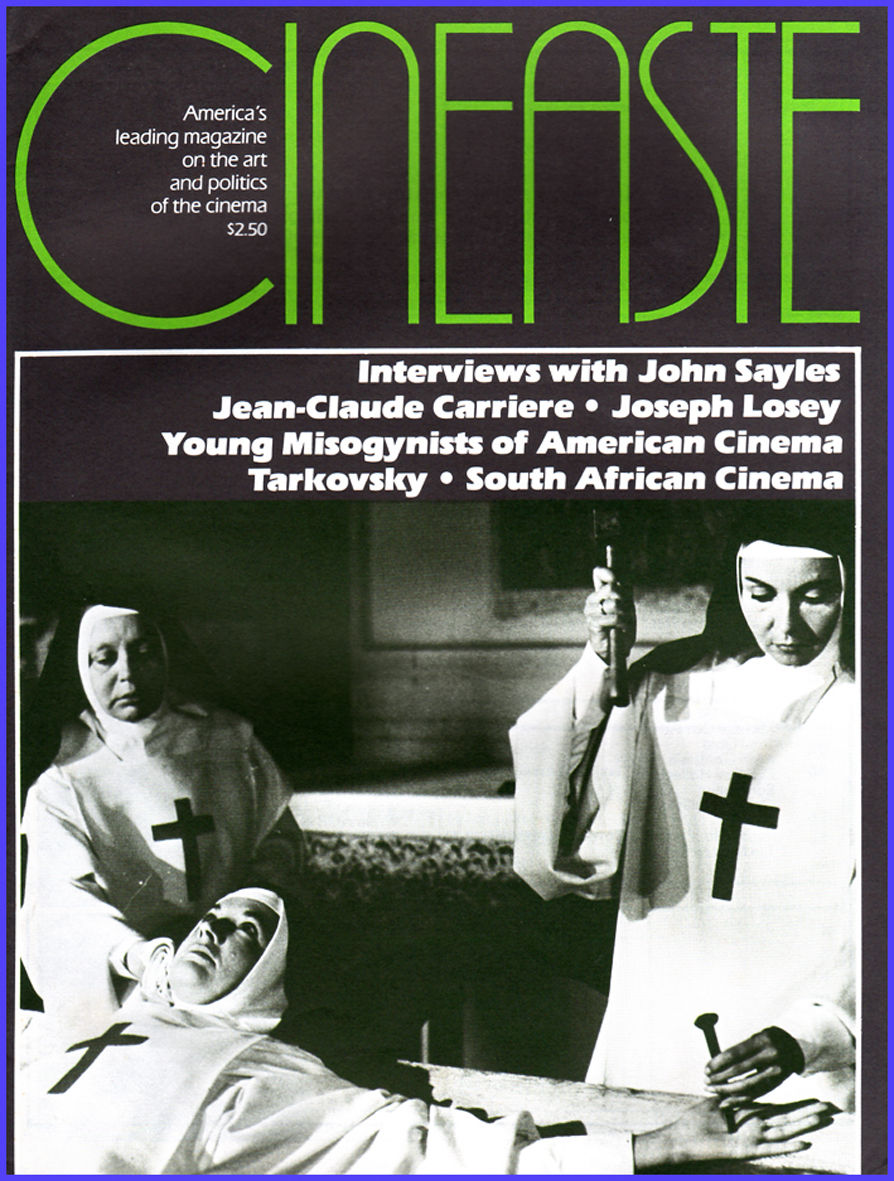 CINEASTE magazine side cover Issue 48 Vol 13 #1 September 1983