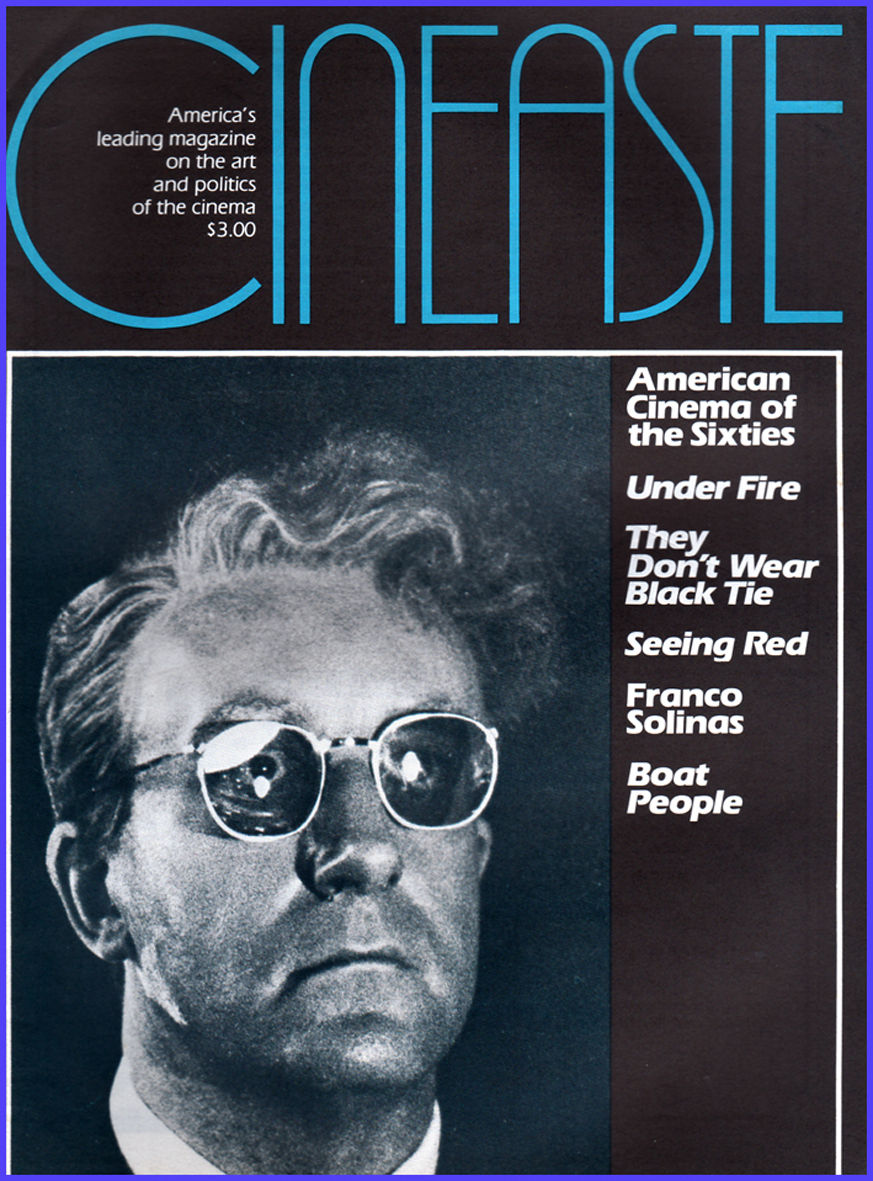 CINEASTE magazine side cover Issue 49 Vol 13 #2 March 1984