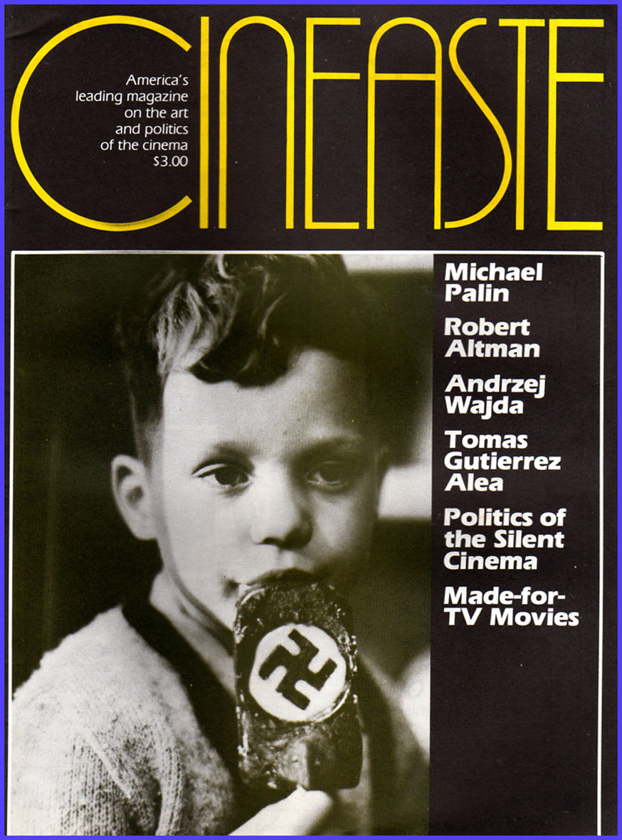 CINEASTE magazine side cover Issue 53 Vol 14 #2 September 1985