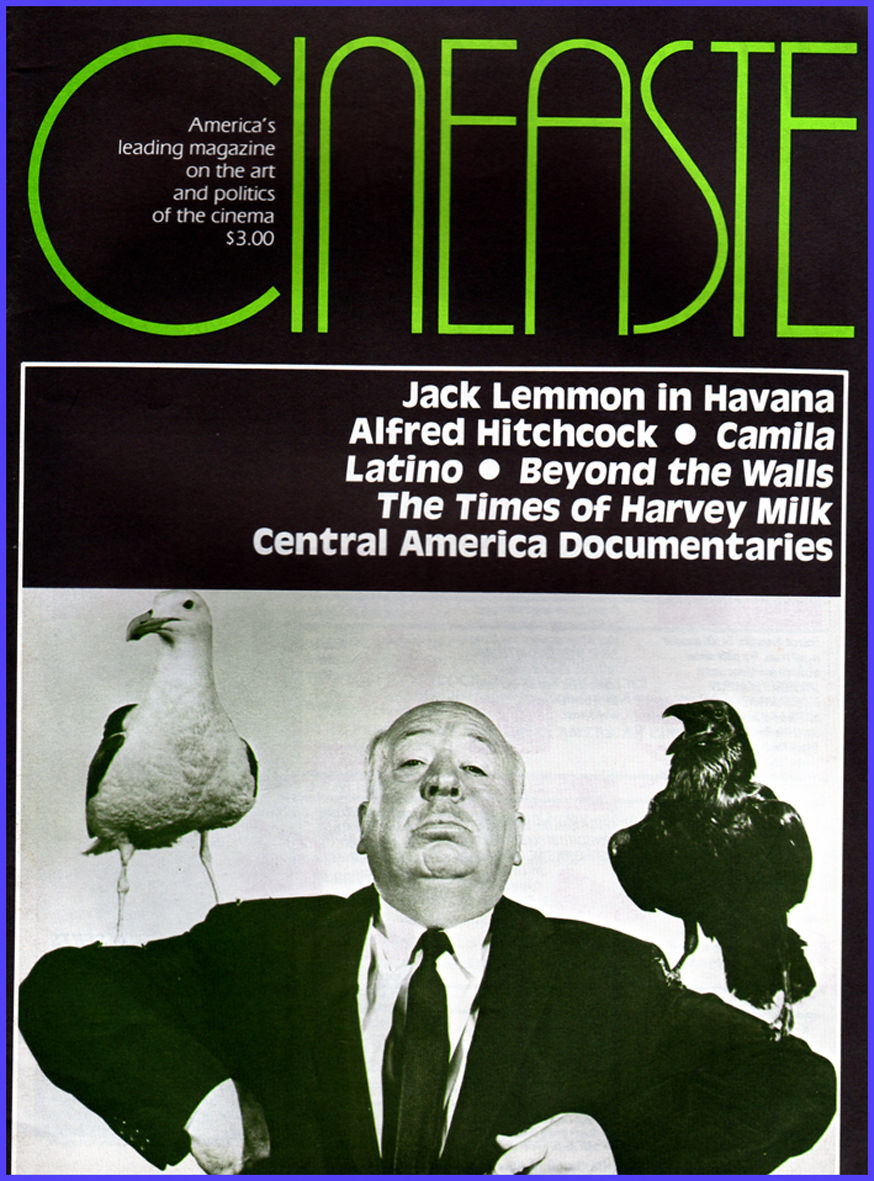 CINEASTE magazine side cover Issue 54 Vol 14 #3 February 1986