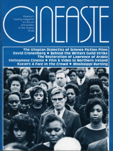CINEASTE magazine side cover Issue 64 Vol 17 #2 September 1989