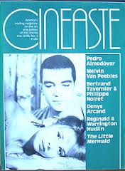 CINEASTE magazine side cover Issue 67 Vol 18 #1 October 1990