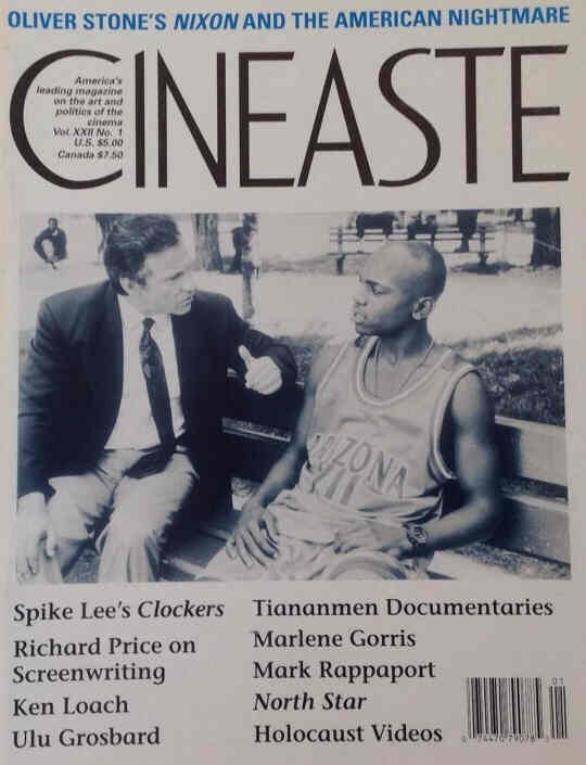 CINEASTE magazine side cover Issue 81 Vol 22 #1 April 1996