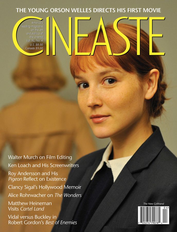 CINEASTE magazine side cover Fall 2015