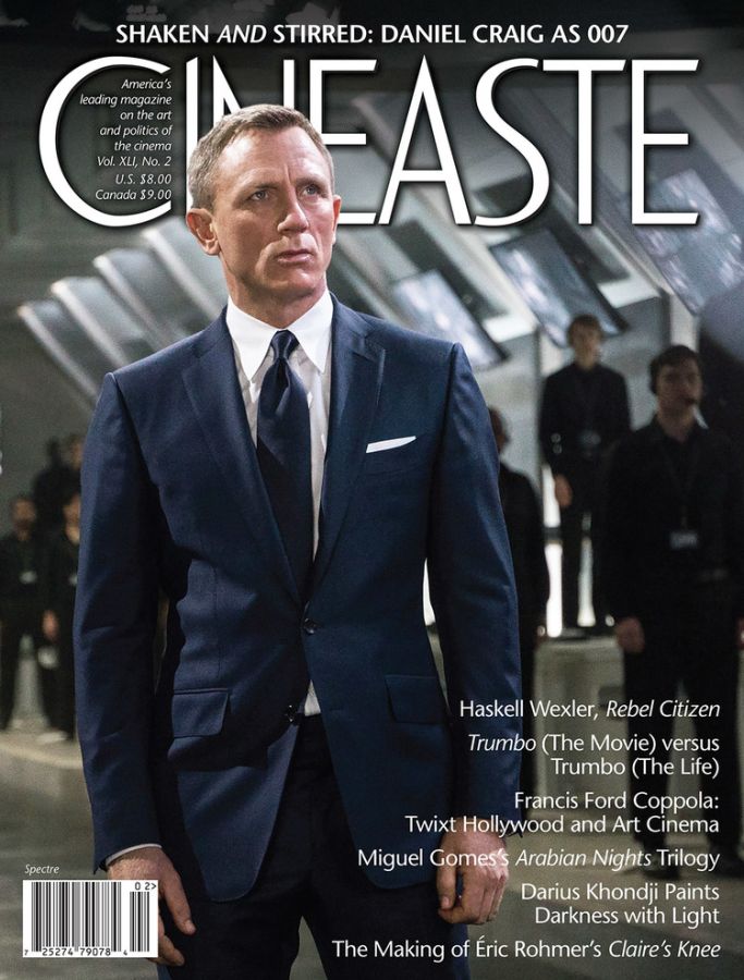 CINEASTE magazine side cover Spring 2016
