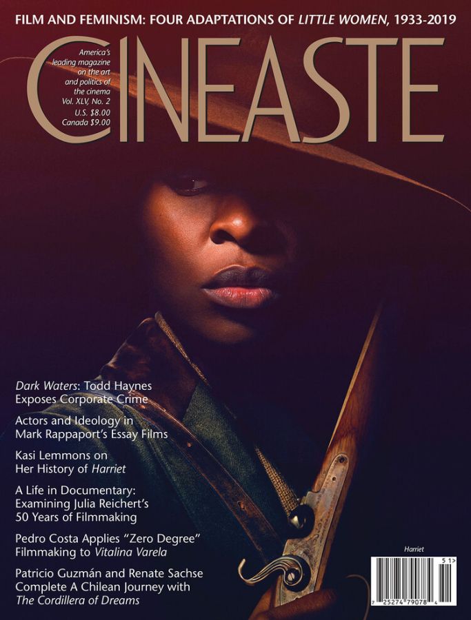 CINEASTE magazine side cover Spring 2020