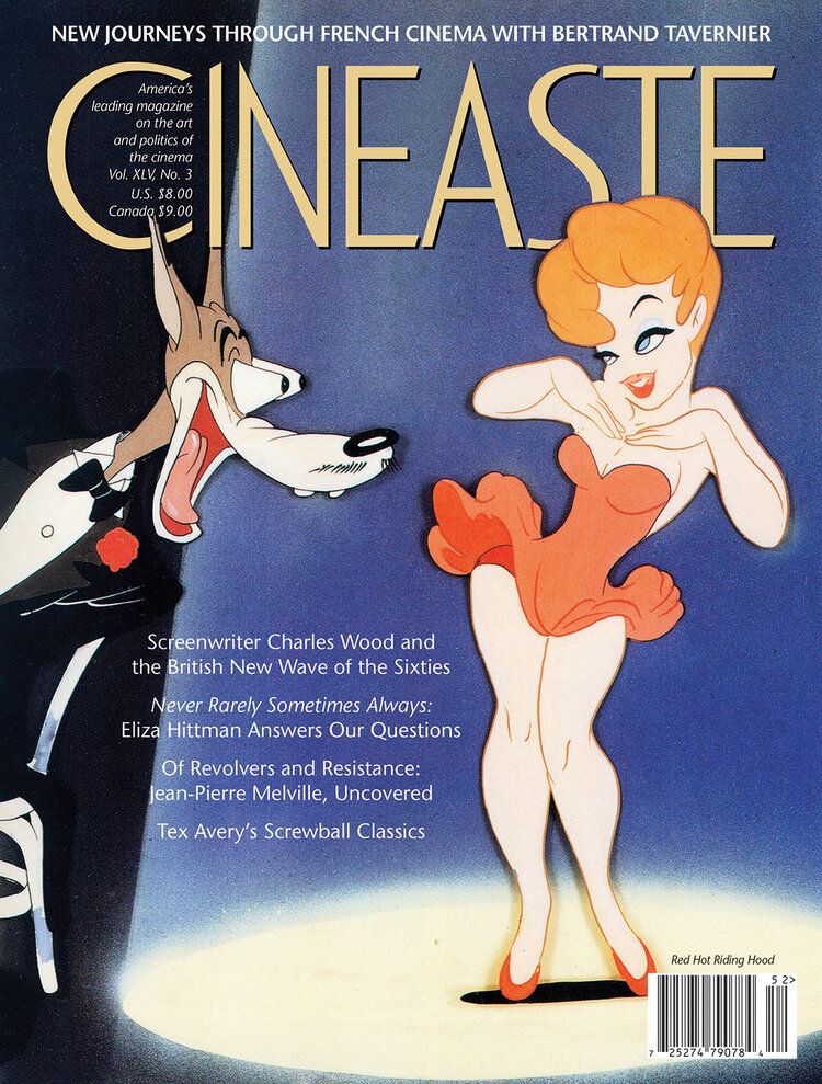 CINEASTE magazine side cover  Vol 45 No  3 Summer 2020