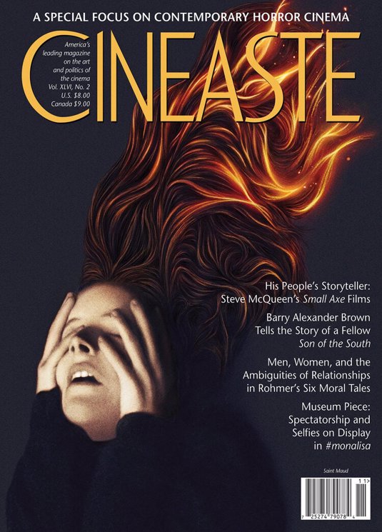 CINEASTE magazine side cover  Vol 46 No  2 Spring 2021