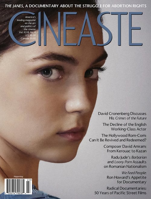 CINEASTE magazine side cover  Vol 47 No  4 Fall 2022