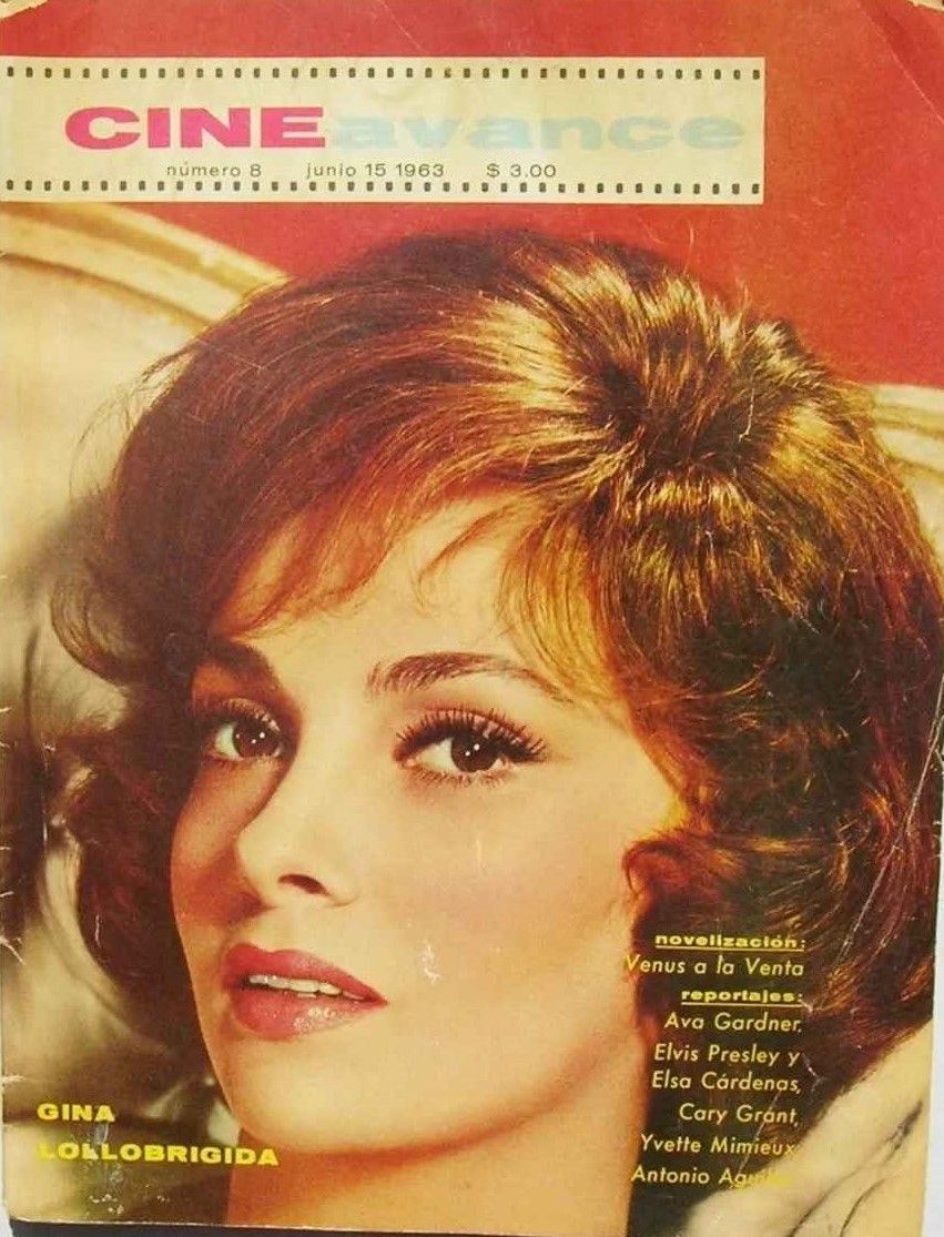 CINE AVANCE magazine side cover Issue 8 15 June 1963