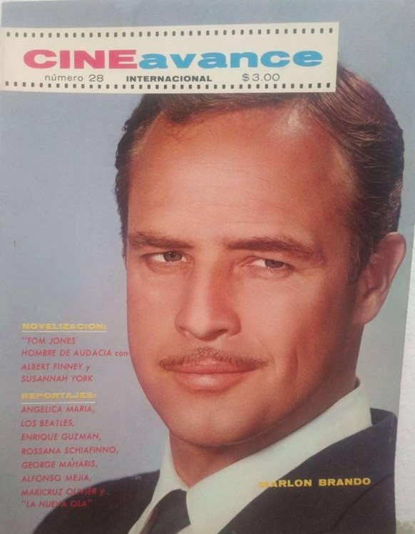 CINE AVANCE magazine side cover Issue 28  August 1964