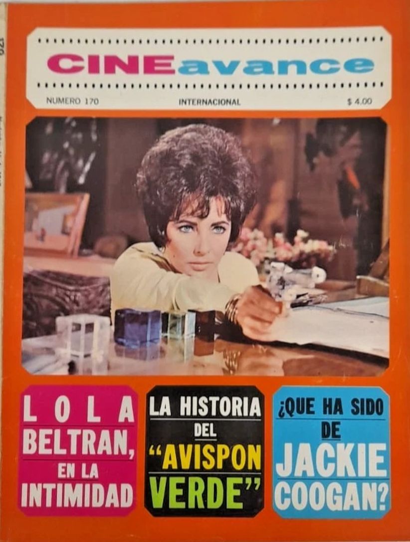 CINE AVANCE magazine side cover Issue 170  August 1967