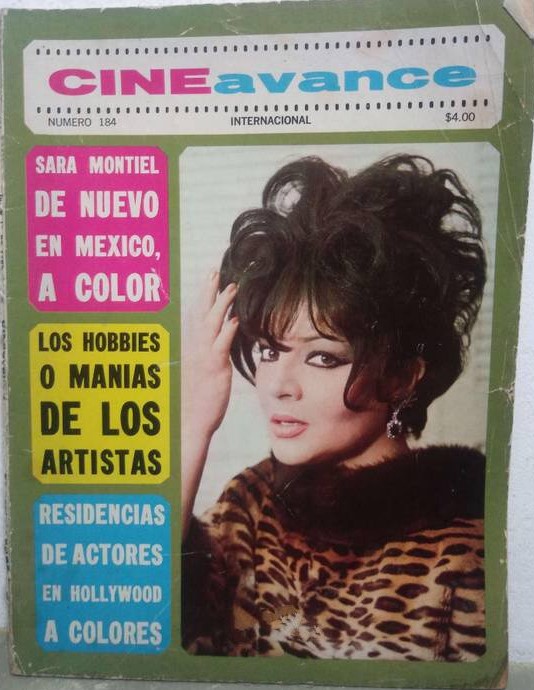 CINE AVANCE magazine side cover Issue 184  June 1968