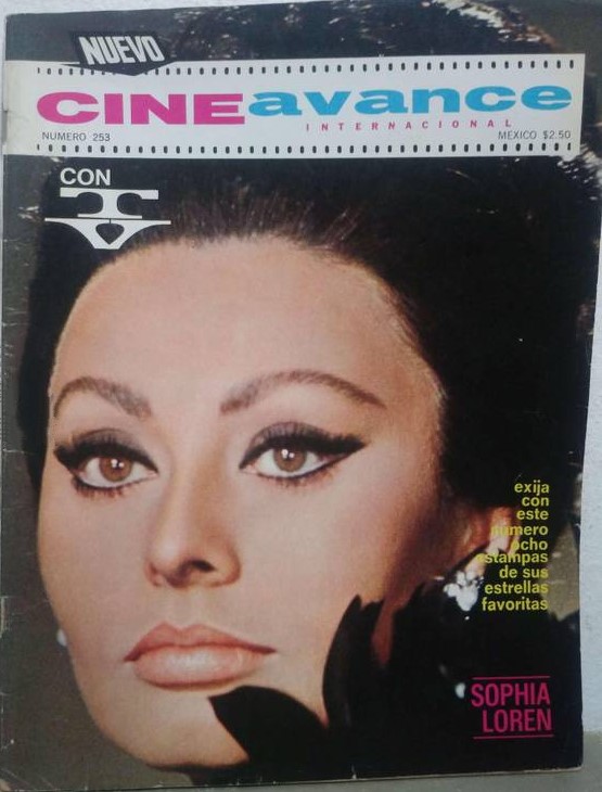 CINE AVANCE magazine side cover Issue 253  February 1970