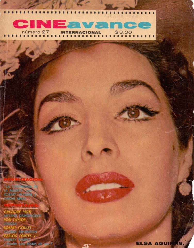 CINE AVANCE magazine side cover Issue 27 15 July 1964