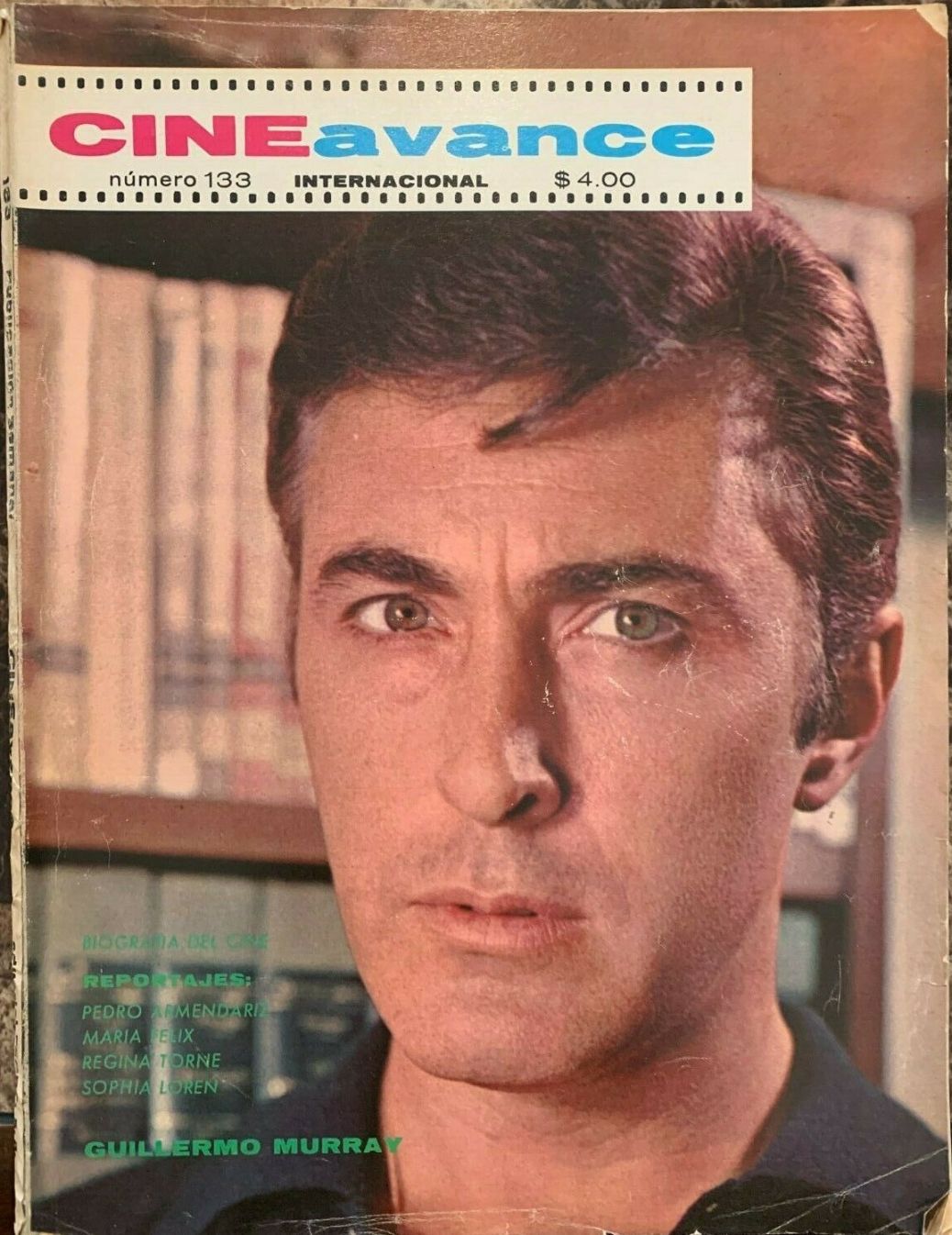 CINE AVANCE magazine side cover Issue 133  1966