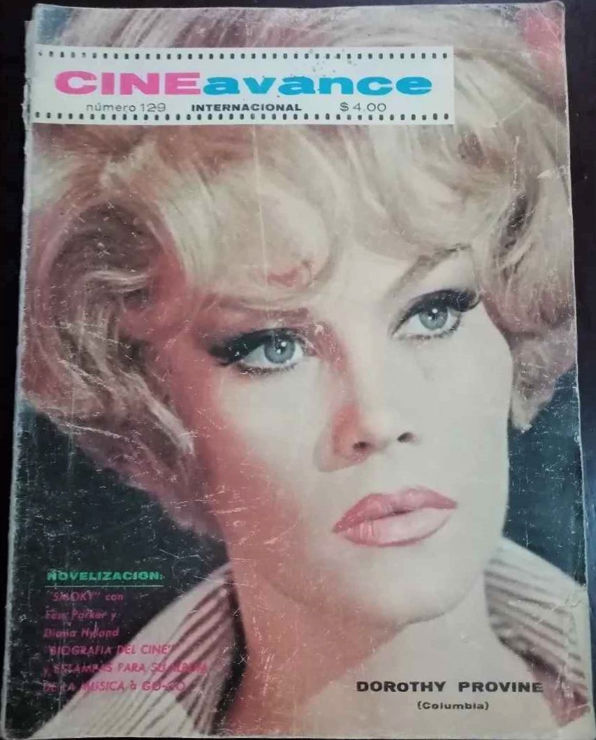 CINE AVANCE magazine side cover Issue 129  October 1966
