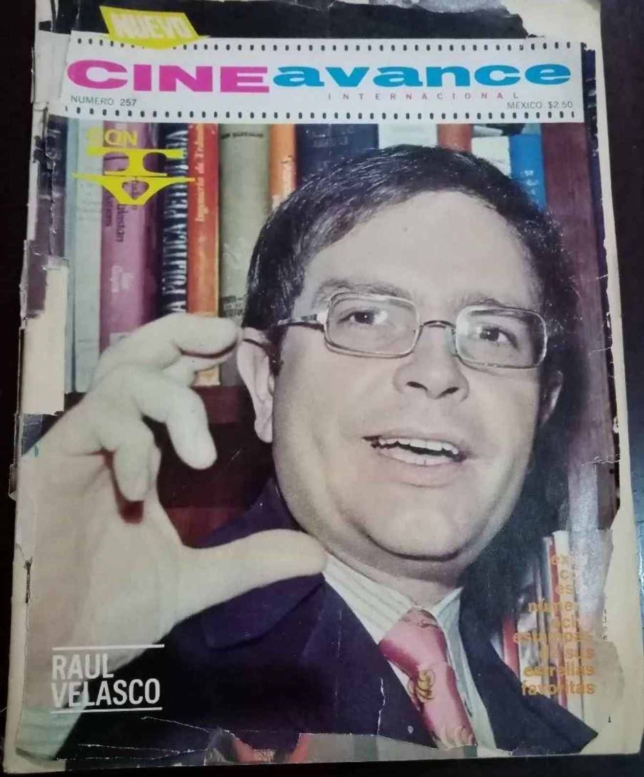 CINE AVANCE magazine side cover Issue 257  March 1970