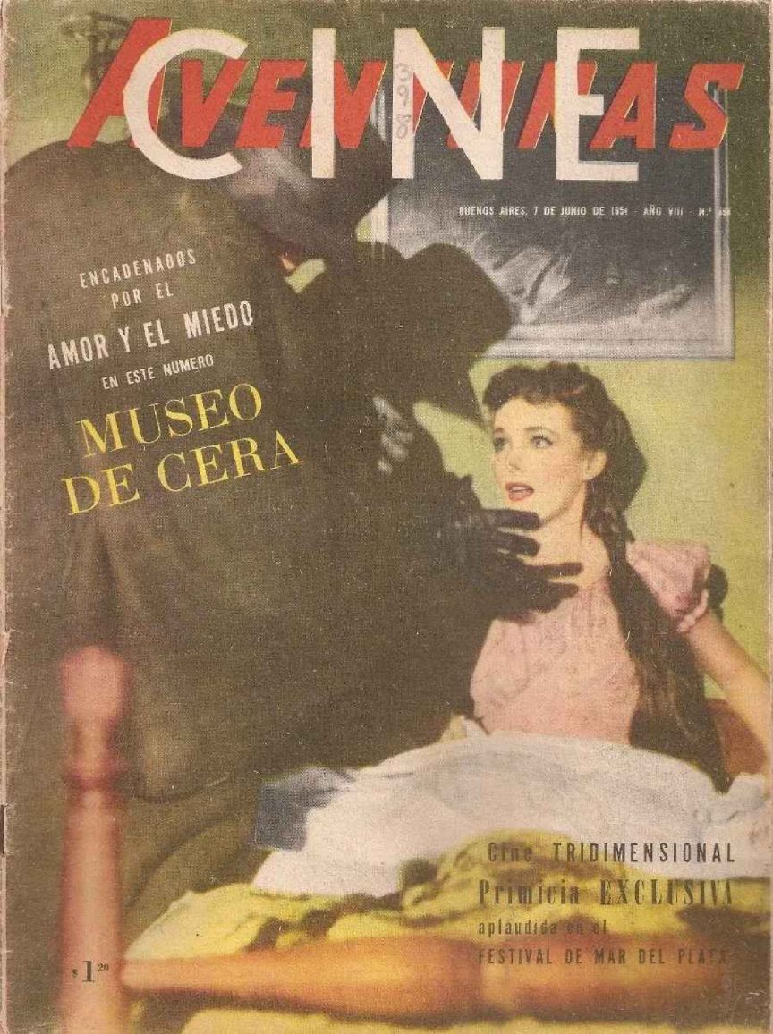 CINE AVENTURAS magazine side cover Issue 398  June 1954