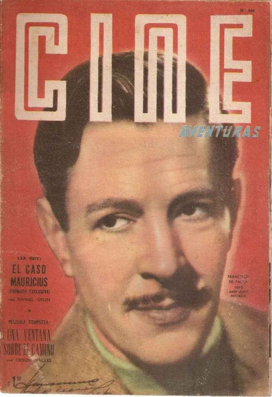 CINE AVENTURAS magazine side cover Issue 446 19 May 1955