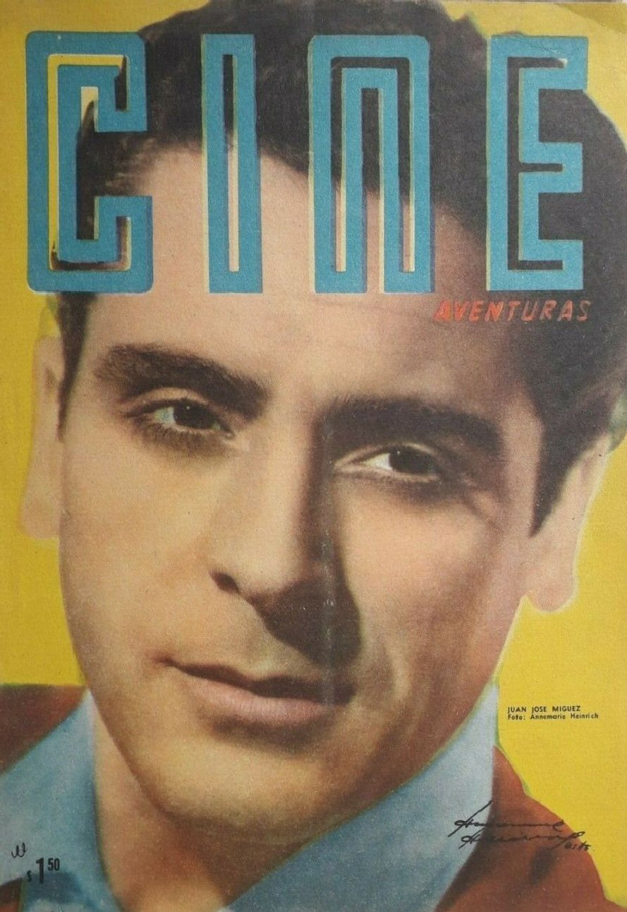 CINE AVENTURAS magazine side cover Issue 483 9 February 1956