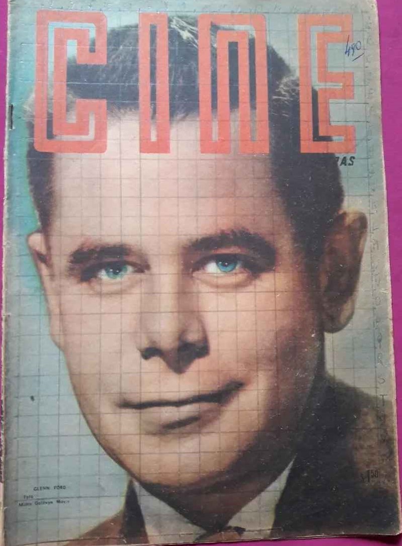 CINE AVENTURAS magazine side cover Issue 490   1956