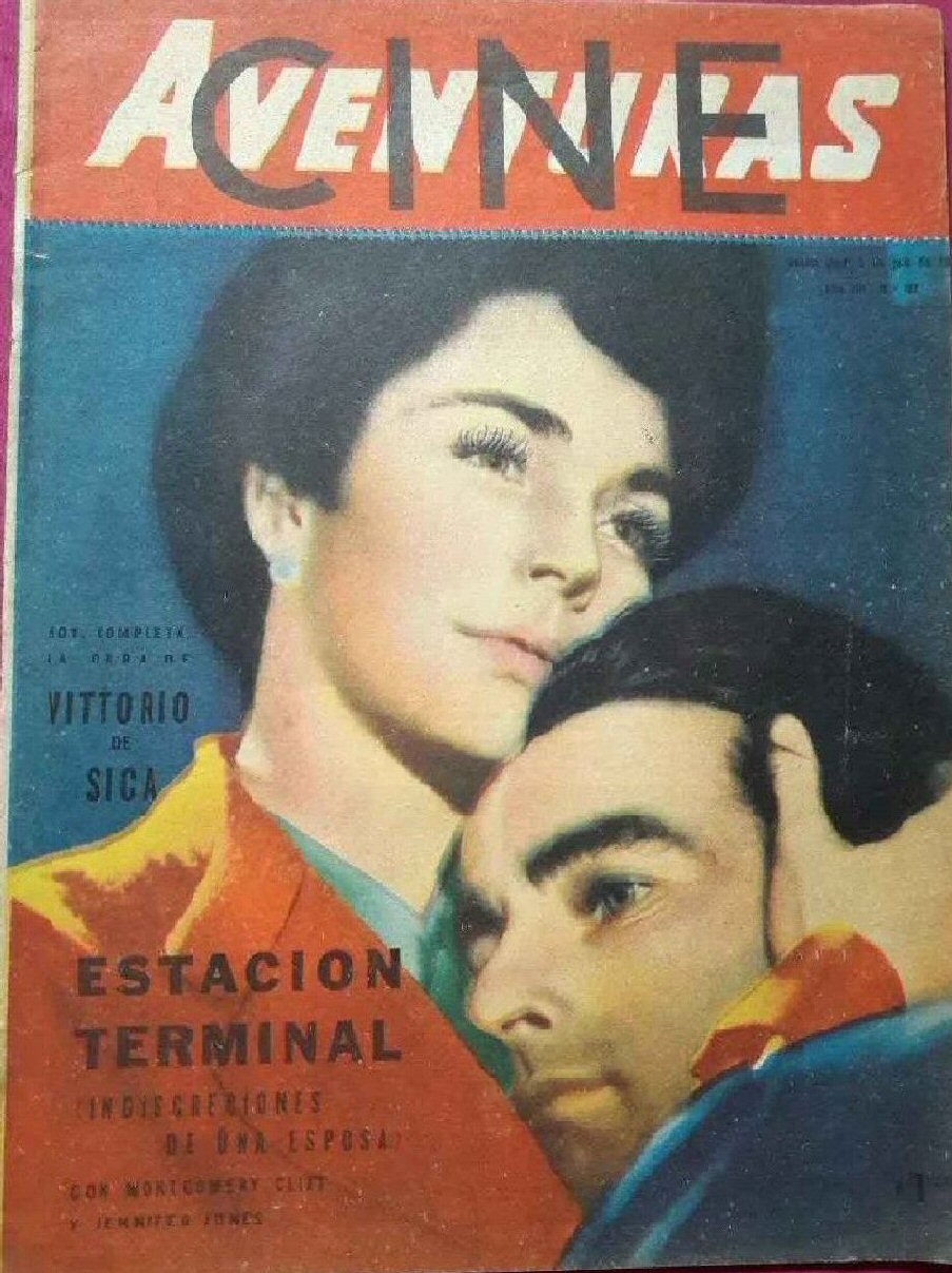 CINE AVENTURAS magazine side cover Issue 402   1954
