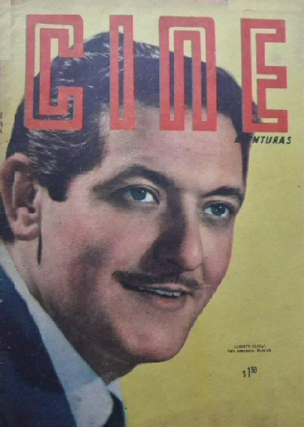 CINE AVENTURAS magazine side cover Issue 492  April 1956