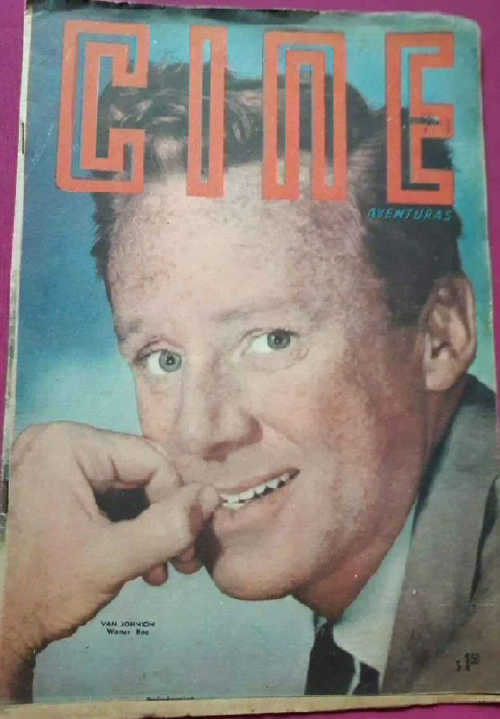 CINE AVENTURAS magazine side cover Issue 503   1956