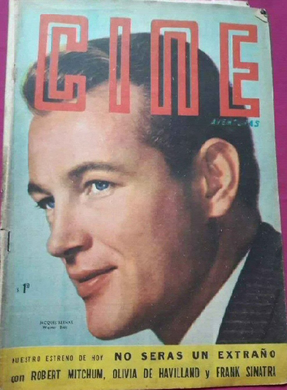 CINE AVENTURAS magazine side cover Issue 507   1956