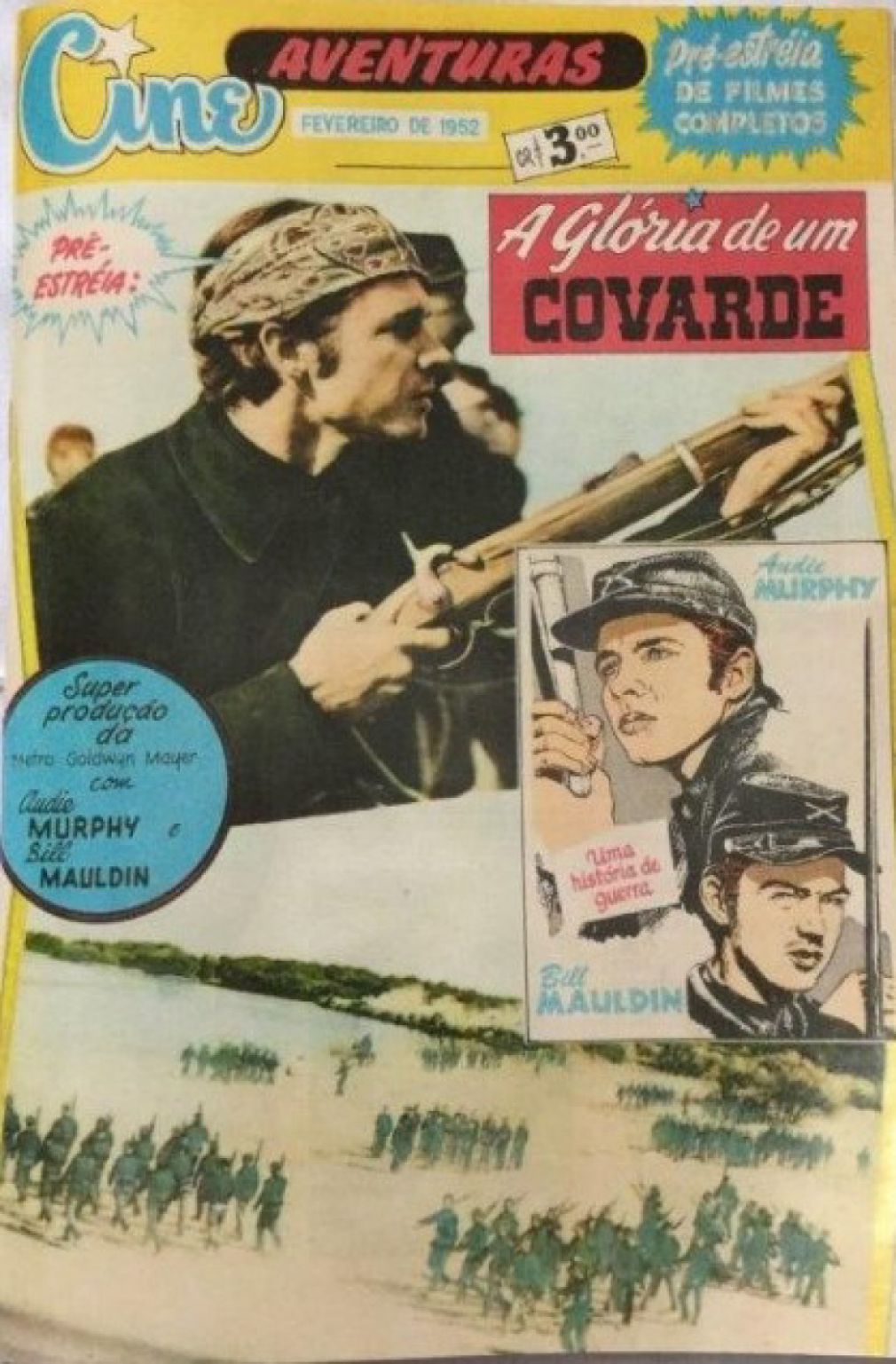 CINE AVENTURAS (Br) magazine side cover Issue 5  February 1952