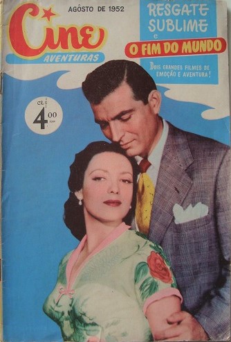CINE AVENTURAS (Br) magazine side cover Issue 11  August 1952