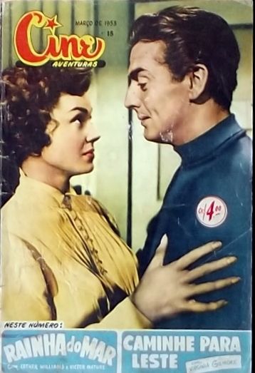 CINE AVENTURAS (Br) magazine side cover Issue 18  March 1953