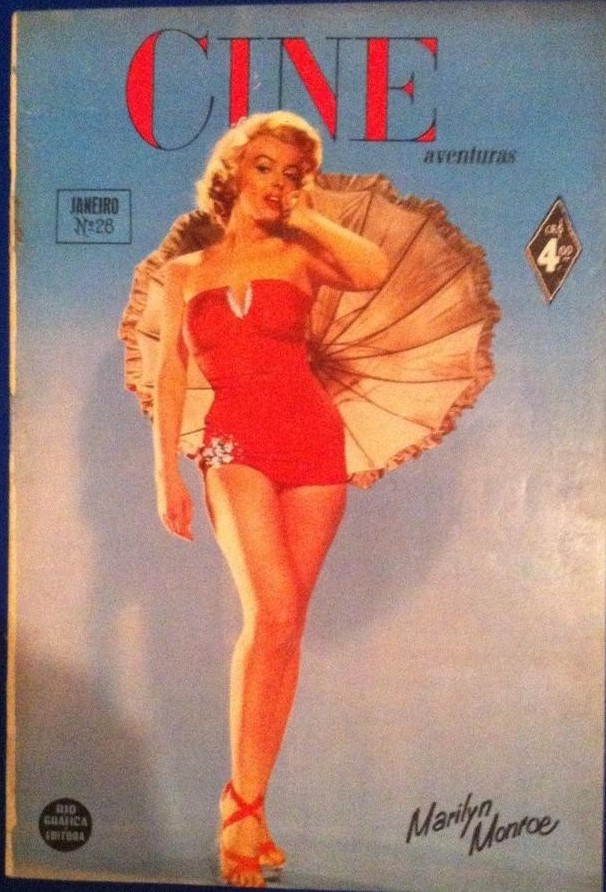 CINE AVENTURAS (Br) magazine side cover Issue 28  January 1954